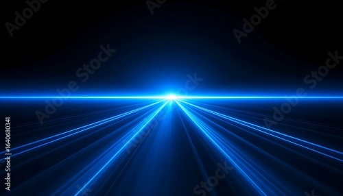 Abstract blue light rays (1)