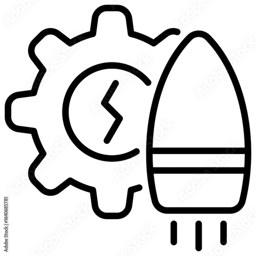 Rapid Outline Icon
