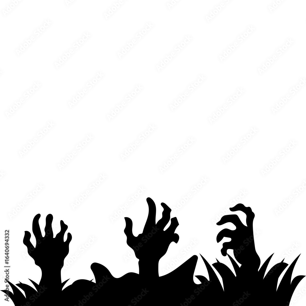 Obraz premium Halloween Zombie Hands