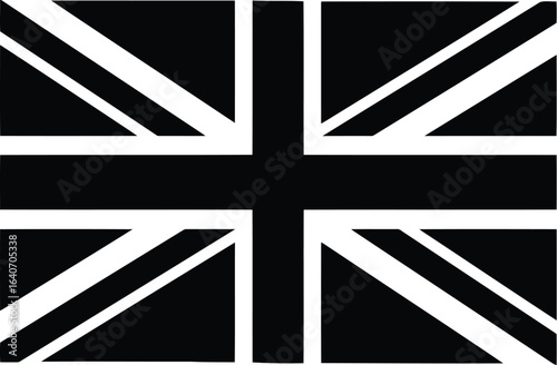 Union jack flag icon uk national symbol