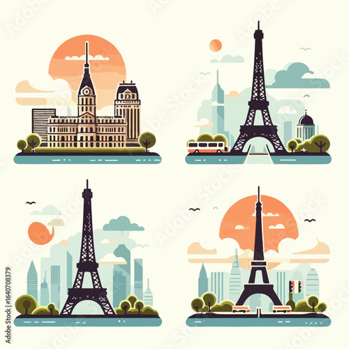 The beautiful Eiffel Tower