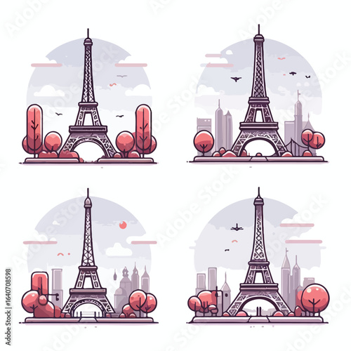 The beautiful Eiffel Tower