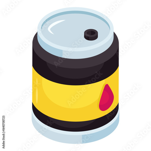 An icon design of canned fish