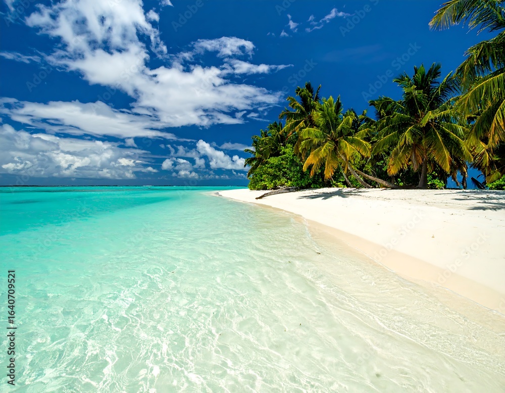 Fototapeta premium Tropical beach paradise (27)