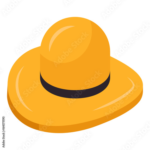A unique design icon of hat