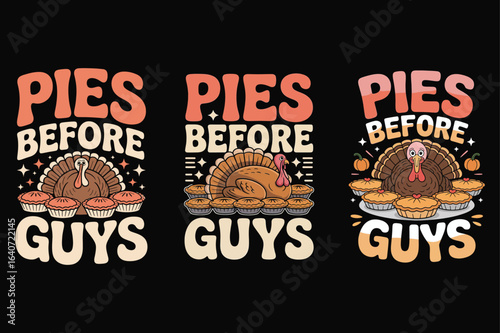 Turkey pies before guys Thanksgiving dessert