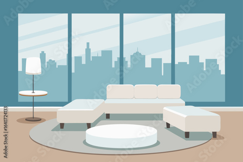 minimalist living room large l shape