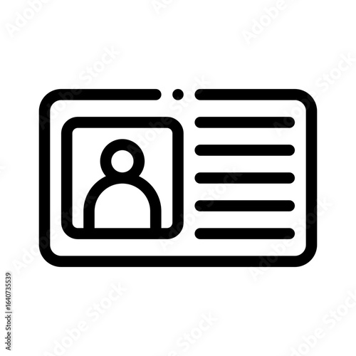 citizenship line icon