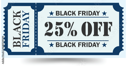 Black Friday 25% Off Coupon Discount Voucher Deal