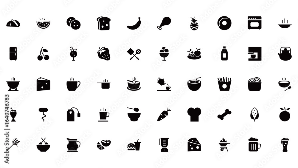 Naklejka premium set of icons for web