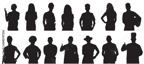 different profession silhouette  people occupation people vector people occupation ,people profession