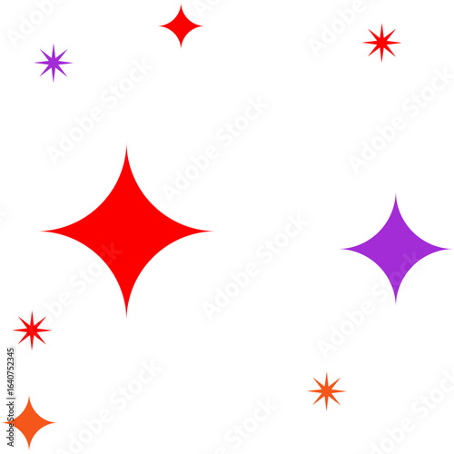Colorful Sparkles Decoration