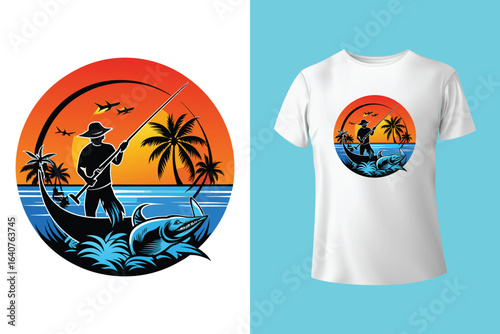 Unique t-shirt design for sailing aboard a boat at sea and oceans - vintage retro design - old sailing boat T-Shirt Design 2025 #01 (Pixel perfect vector t-shirt template