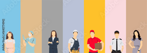 different people occupation people collection