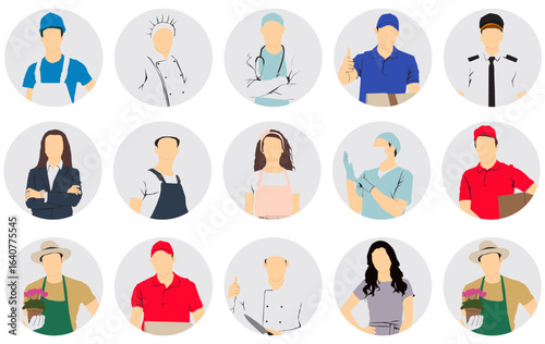 different people occupation professionals users profile