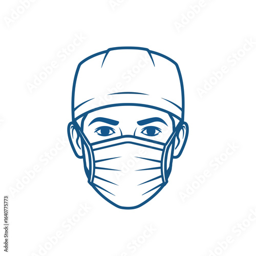 A graphic metaphor for clinical teamwork a caring nurse and physician in uniform. Scientific innovation and community collaboration offer patient support, expertise, and wellness.