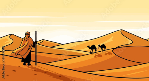 Lost In The Sands Discovering The Oasis In A Vast Desert On Camels With Guide