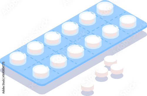 Isometric Medicine and Healthcare Icons Set