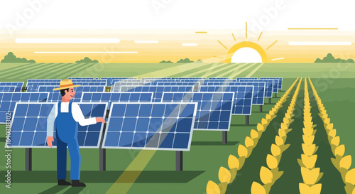 Sustainable Agriculture Integrating Solar Power Technology with Farming Practices