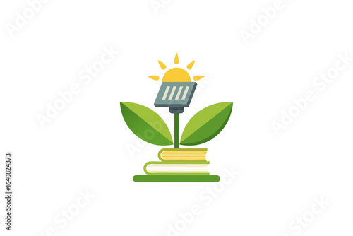 solar charging reading lamp for students eco friendly light