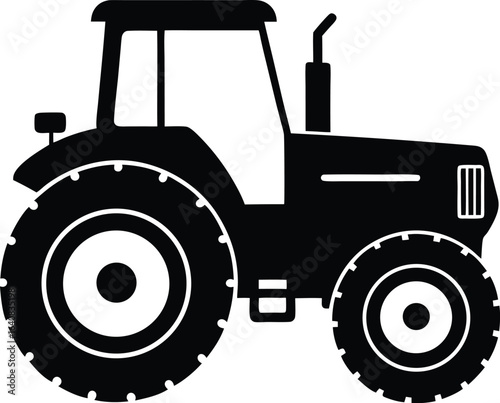 tractor isolated on white background