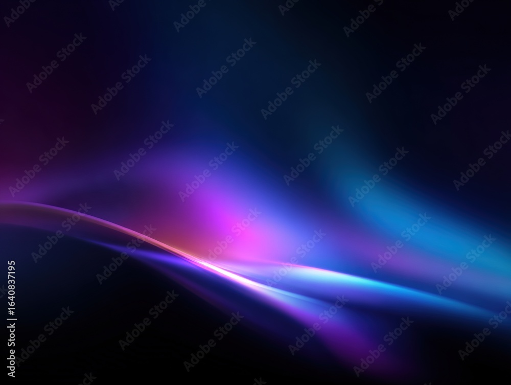 Fototapeta premium Abstract Blue and Purple Light Beams Background for Graphic Resources, Poster Design, Scientific and Technological Presentations