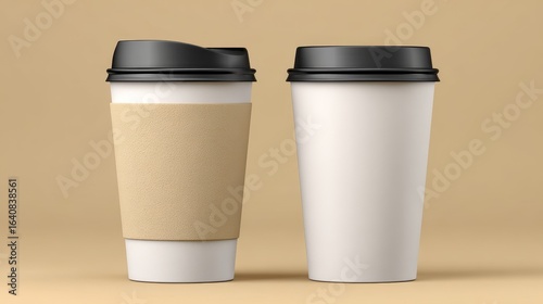 Wallpaper Mural Mockup design of coffee bean pouch package for business branding in studio environment Torontodigital.ca