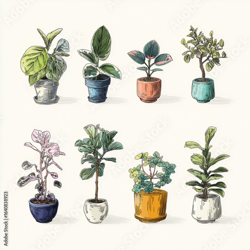 set of plants