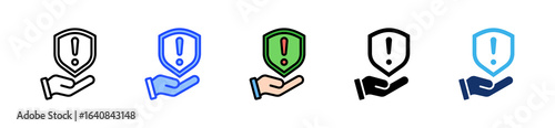 Safety Hazard Icon Collection With Multiple Styles