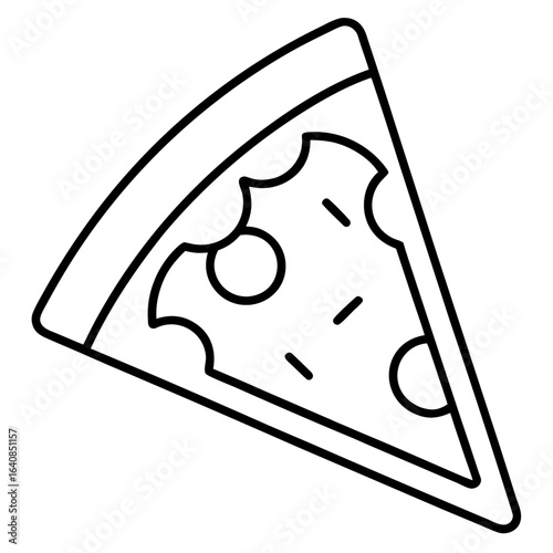 Pizza Slice Icon  Fresh Bread, Pastry, and Cake Illustration Pack