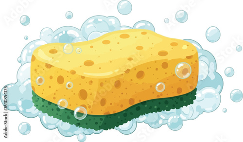 vector illustration of a soap