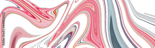 Abstract Colorful Liquid Marble Pattern with Flowing Vibrant Swirls, Iridescent Acrylic Pour Texture, Modern Gradient Design, and Stylish Contemporary Multicolor Fluid Art Background