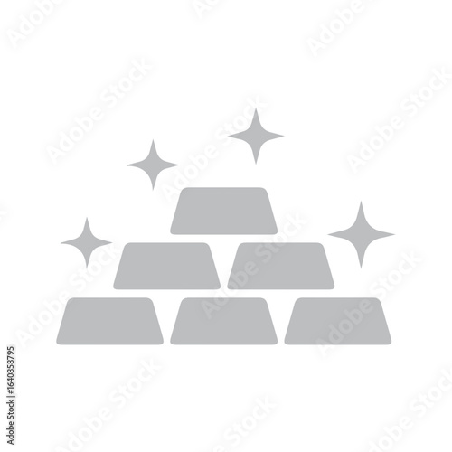 Bars fortune gold line icon