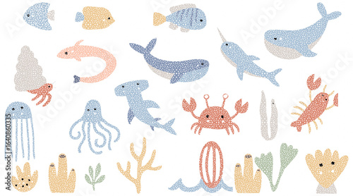 Animals living in water are fish turtle crocodile dolphin whale octopus shark and shrimp.