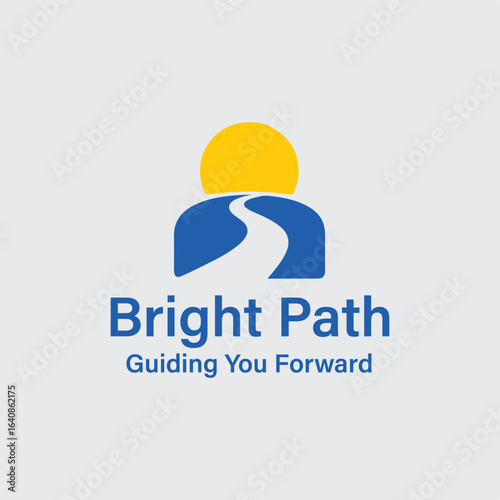 business company logo, Bright Path Logo.