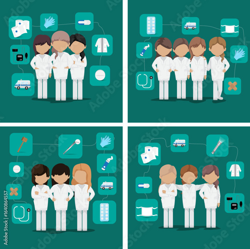 set of icons for web