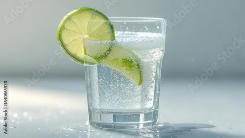 Refreshing lime soda