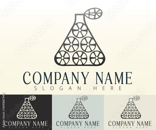 A fragrance logo design in a clean, modern format.
