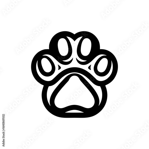 Dog paw for pet services