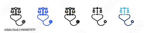 Medical Compliance Icon Collection With Multiple Styles
