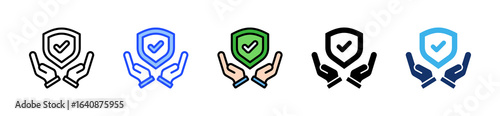 Customer Trust Badge Icon Collection With Multiple Styles