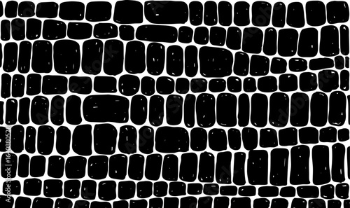 black crocodile skin pattern background