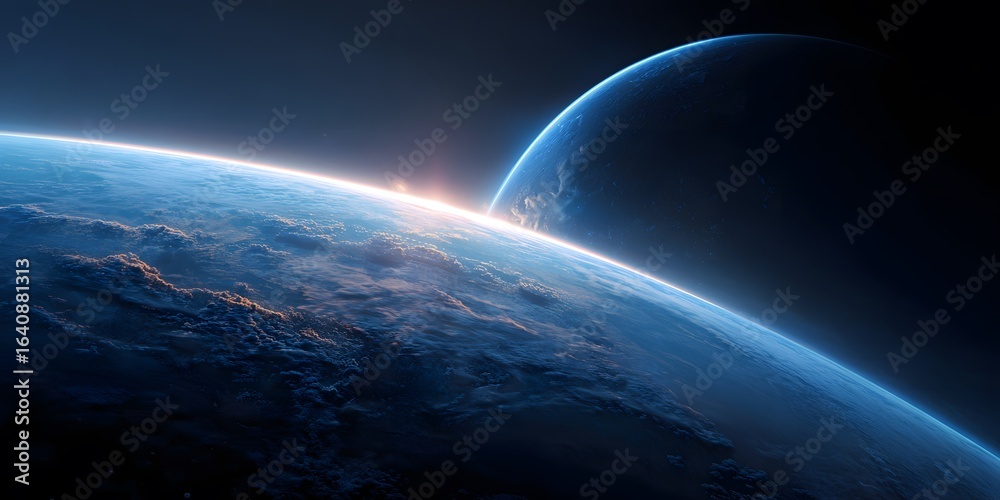 Fototapeta premium earth in space