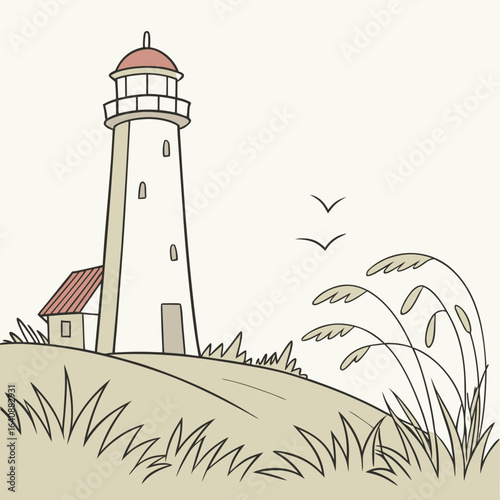 lighthouse on the island