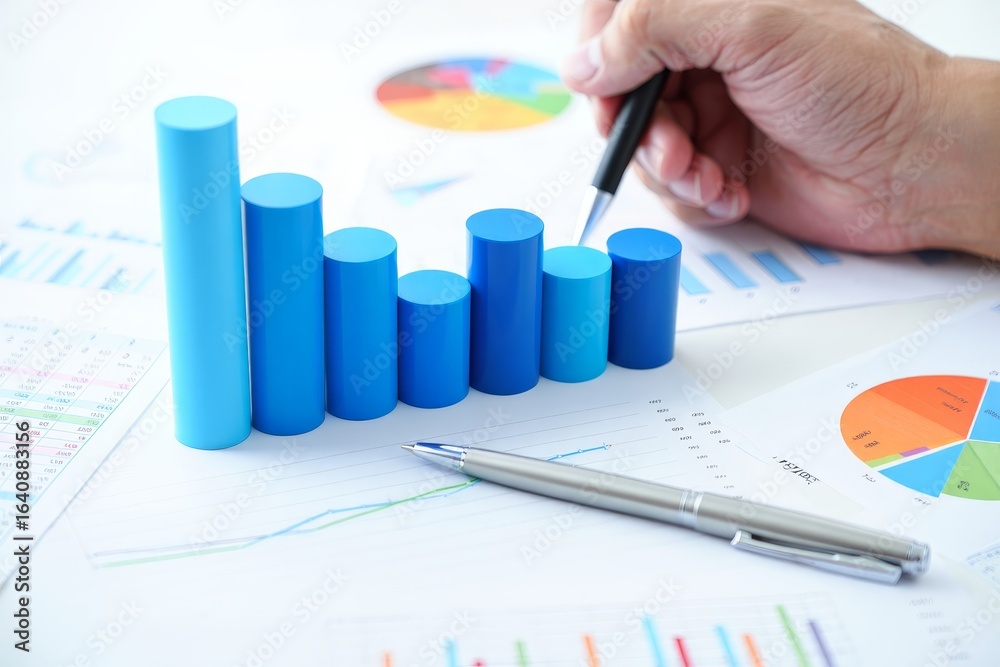 Analyzing business data charts and graphs for financial growth and market trends review Analyzing business data charts and graphs for financial growth and market trends review