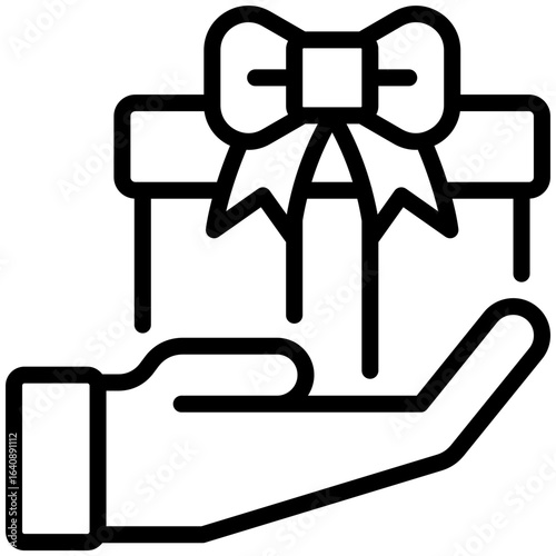 give away icon for business, website, application, printing, document, poster design, etc