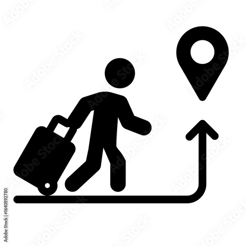 emigration Solid icon