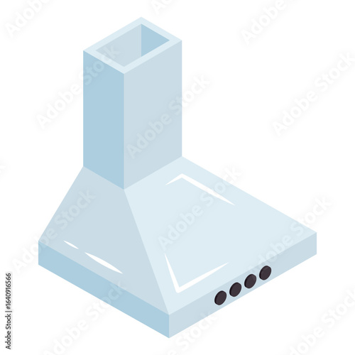 An icon design of extractor hood