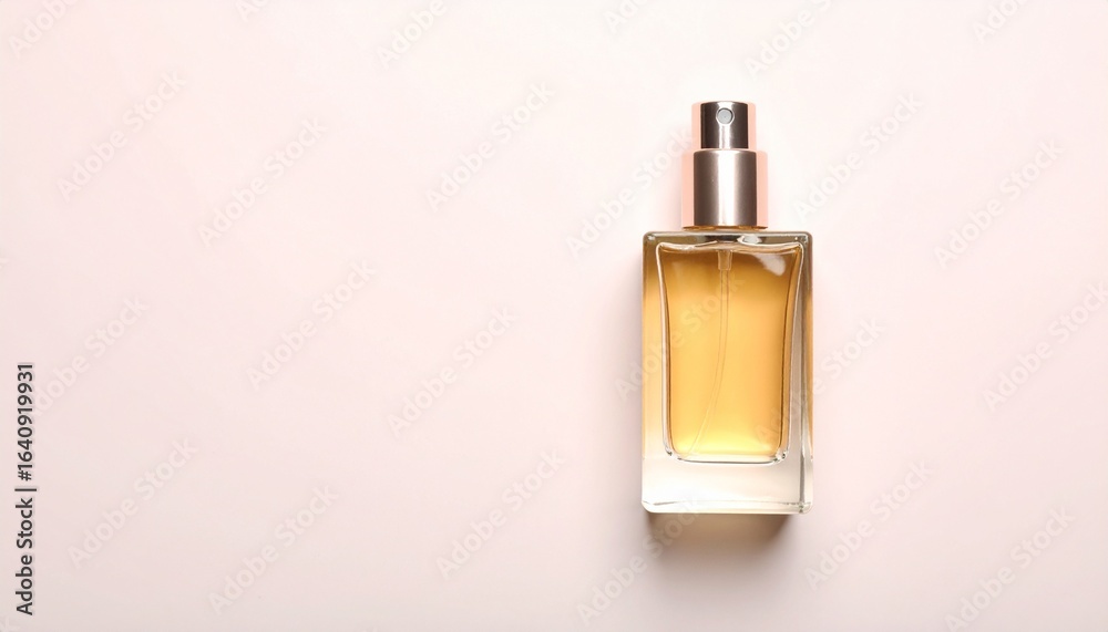 Naklejka premium Cosmetic container with matte silver sprayer
