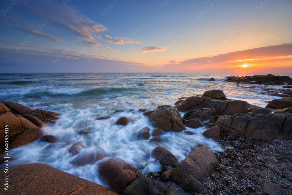 Obraz premium sunset on the beach